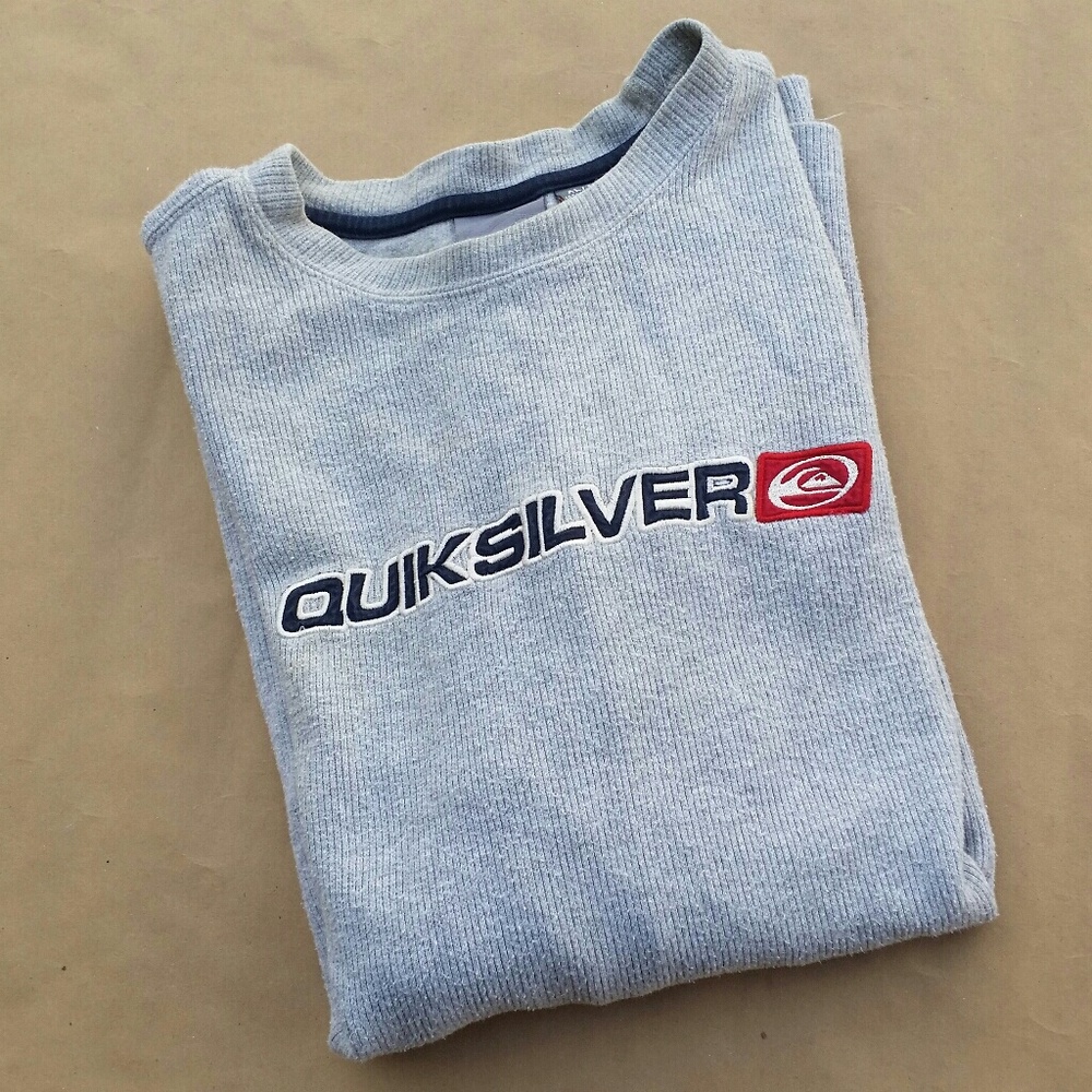 QUICKSILVER SWEATER SILVER XL